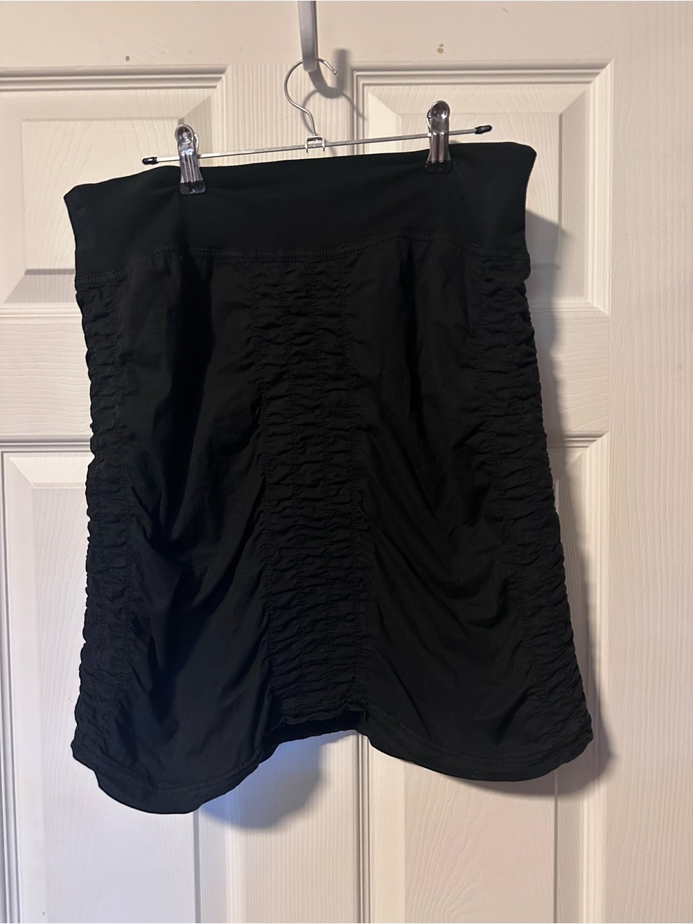 Wearables Ruched Black Skirt